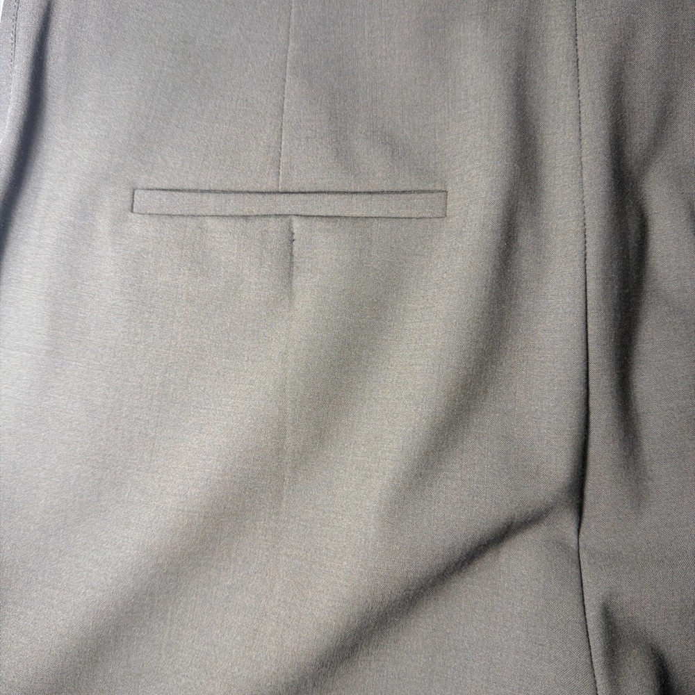 Veronica Beard Arte High Rise Cropped Wool Blend Pants Olive Size 12 - Picture 11 of 13